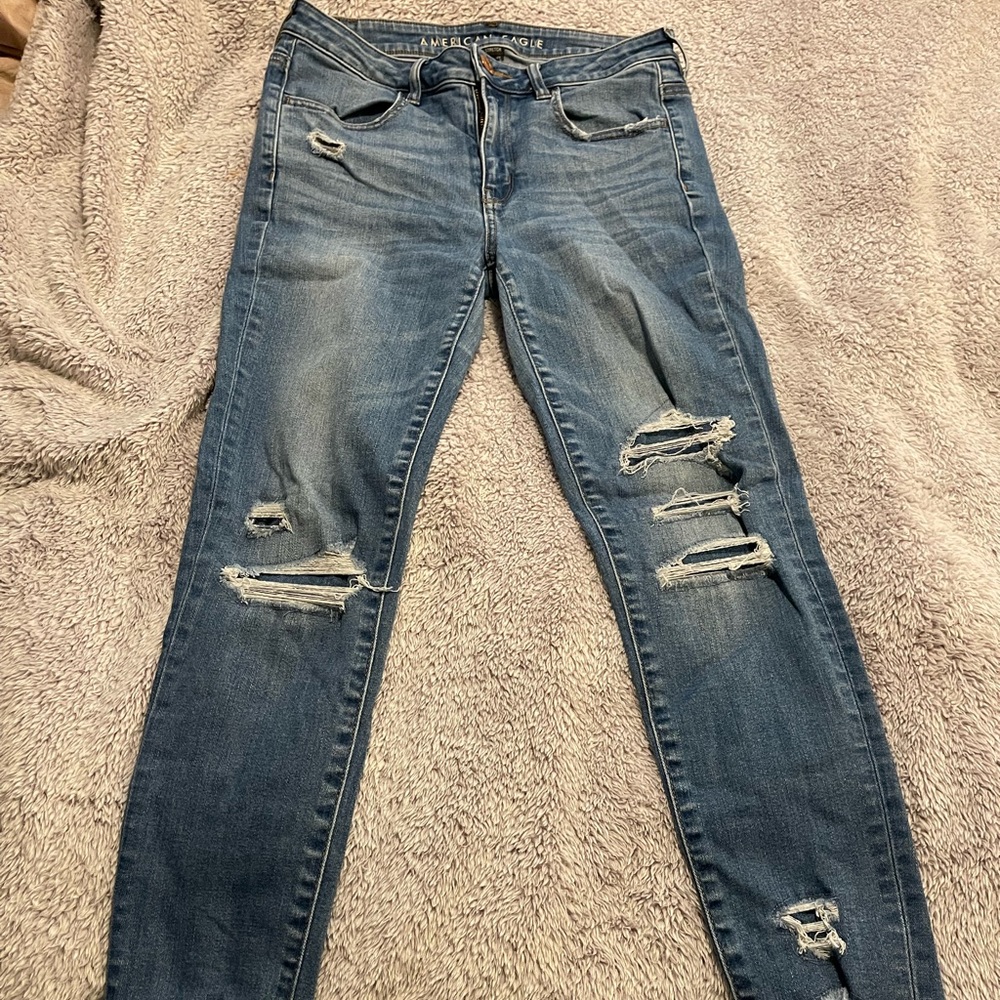 American eagle Jeggings mid rise size 8